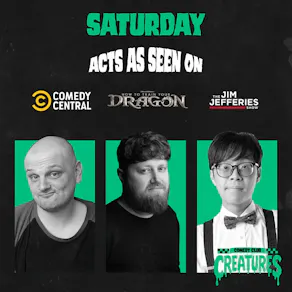 Saturday Night Showcase|| Creatures Comedy Club