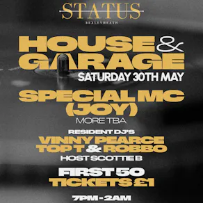 Status Bexleyheath House & Garage Night With Special Mc