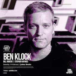 Haus22 | Ben Klock (3 Hour Set) Tickets | Joshua Brooks Manchester  | Sat 19th February 2022 Lineup
