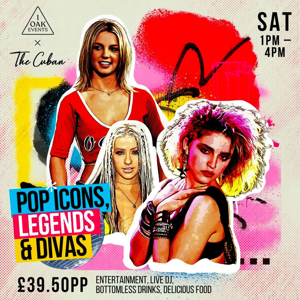 Pop Icons, Legends & Divas Bottomless Brunch at The Cuban