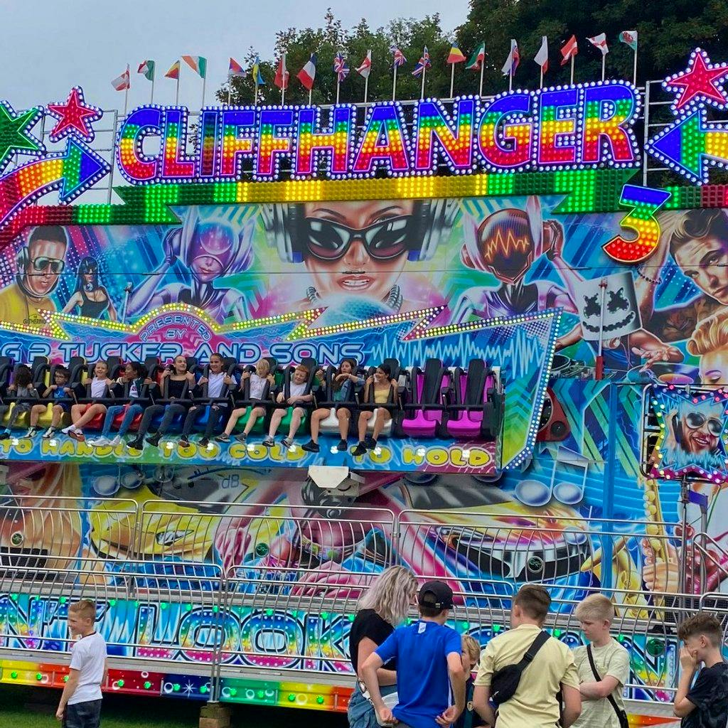 Birstall Funfair Mega Funpark at Six Lane Ends Birstall Circus Site