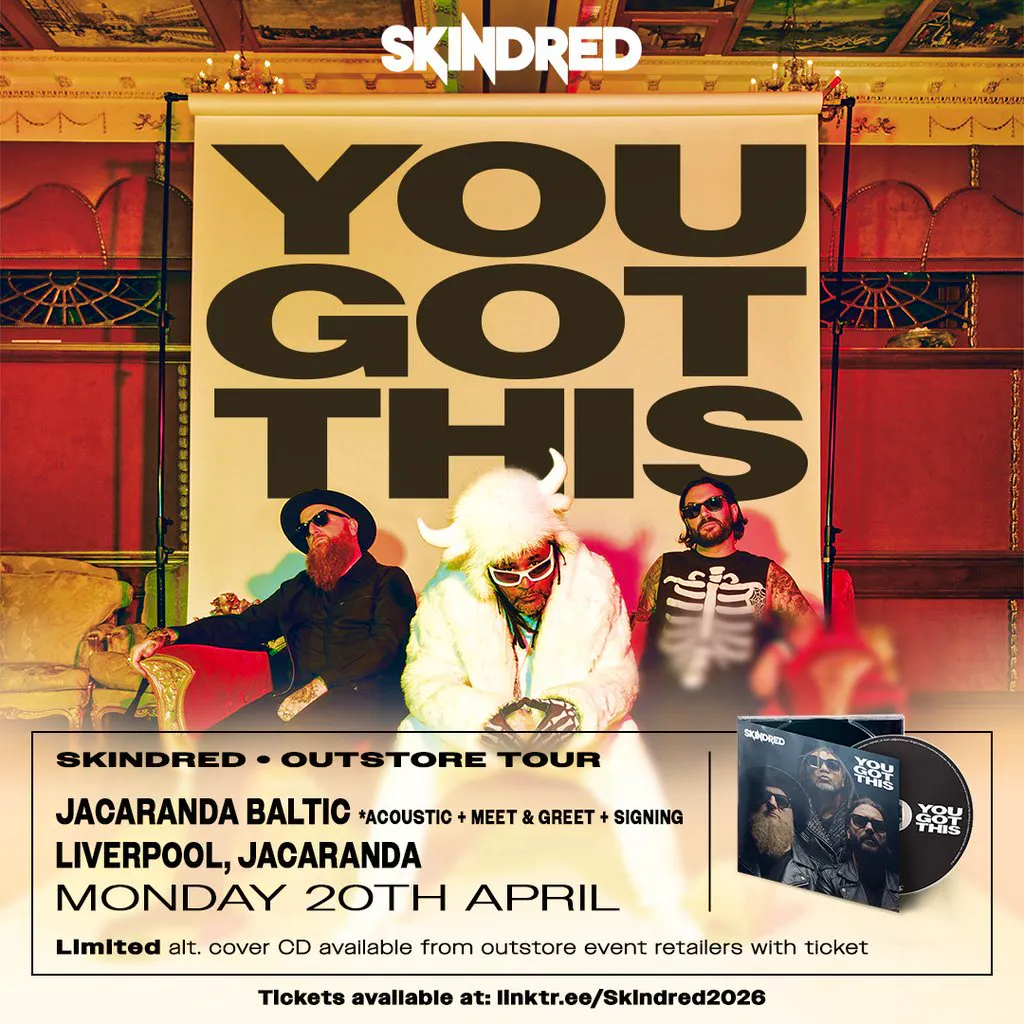 Skindred: Stripped Back Show + Signing (14+ with an Adult) at Jacaranda Baltic