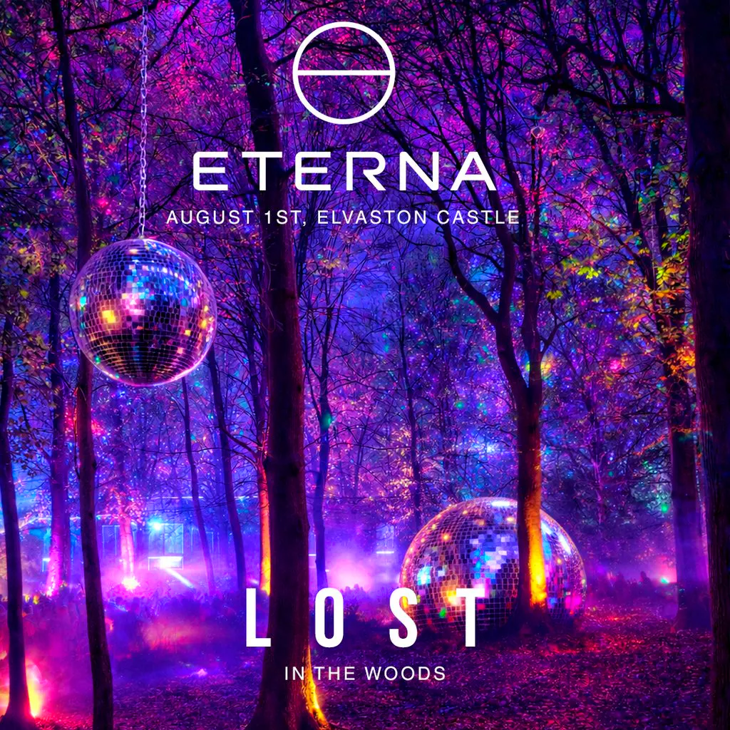 Eterna presents L O S T in the woods at Elvaston Castle Country Park