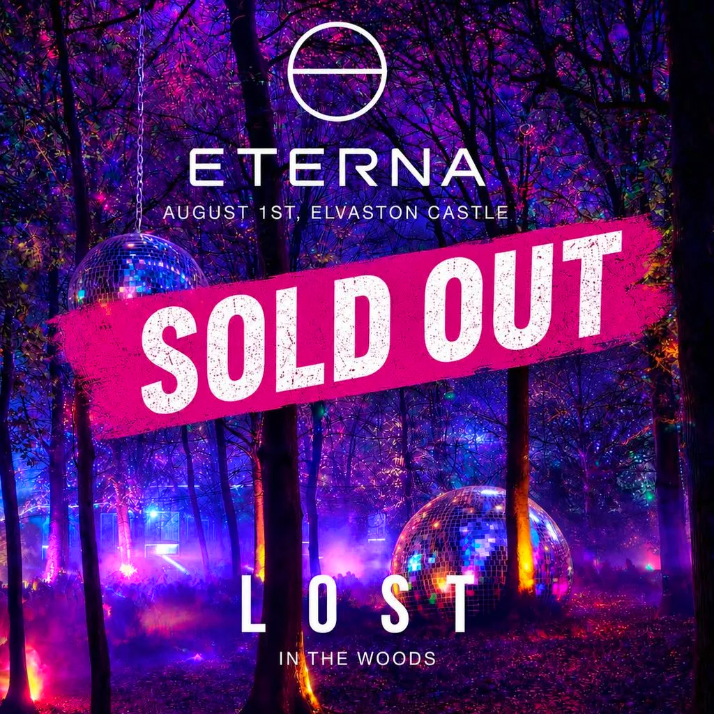 Eterna presents L O S T in the woods at Elvaston Castle Country Park