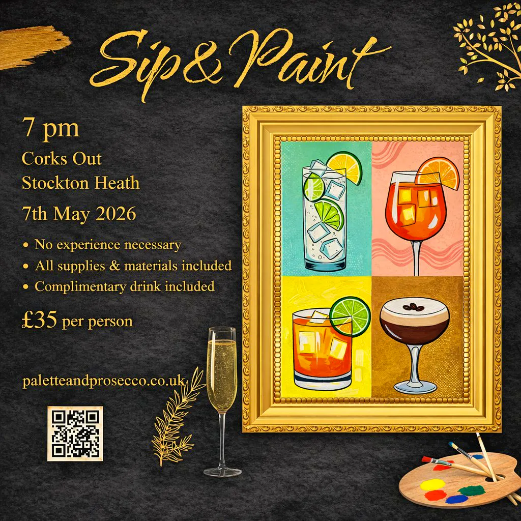 Sip and Paint - Stockton Heath at Corks Out