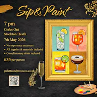 Sip and Paint - Stockton Heath at Corks Out