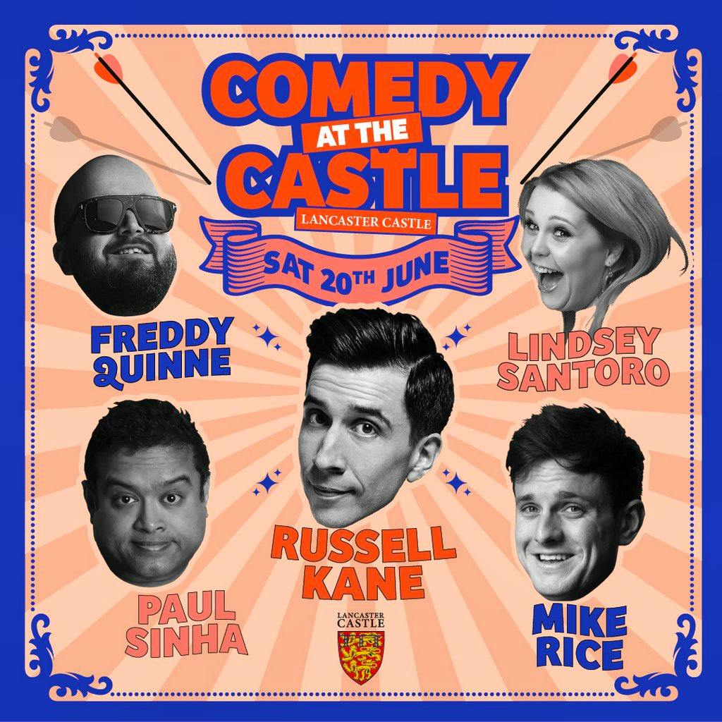 Comedy at the Castle: Saturday Night with Russell Kane and more! at Lancaster Castle