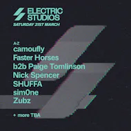 Faster Horses b2b Paige Tomlinson, sim0ne, Camoufly & More at Electric Studios