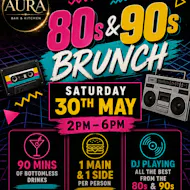 Aura 80s & 90s Brunch at Aura Huddersfield