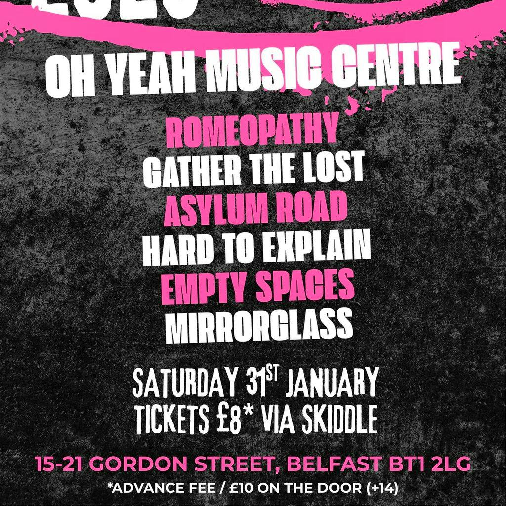 Reaction Management Irish Showcase at Oh Yeah Music Centre