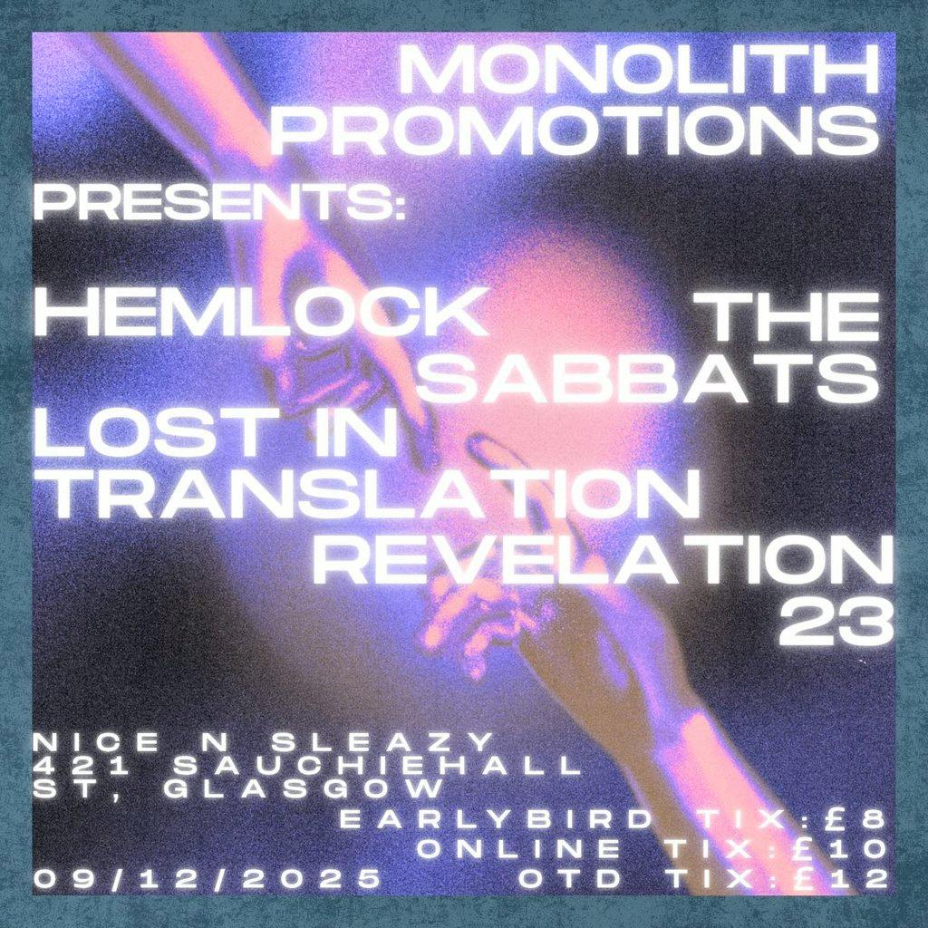 Hemlock/The Sabbats/Lost in Translation/Revelation 23 at Nice N Sleazys