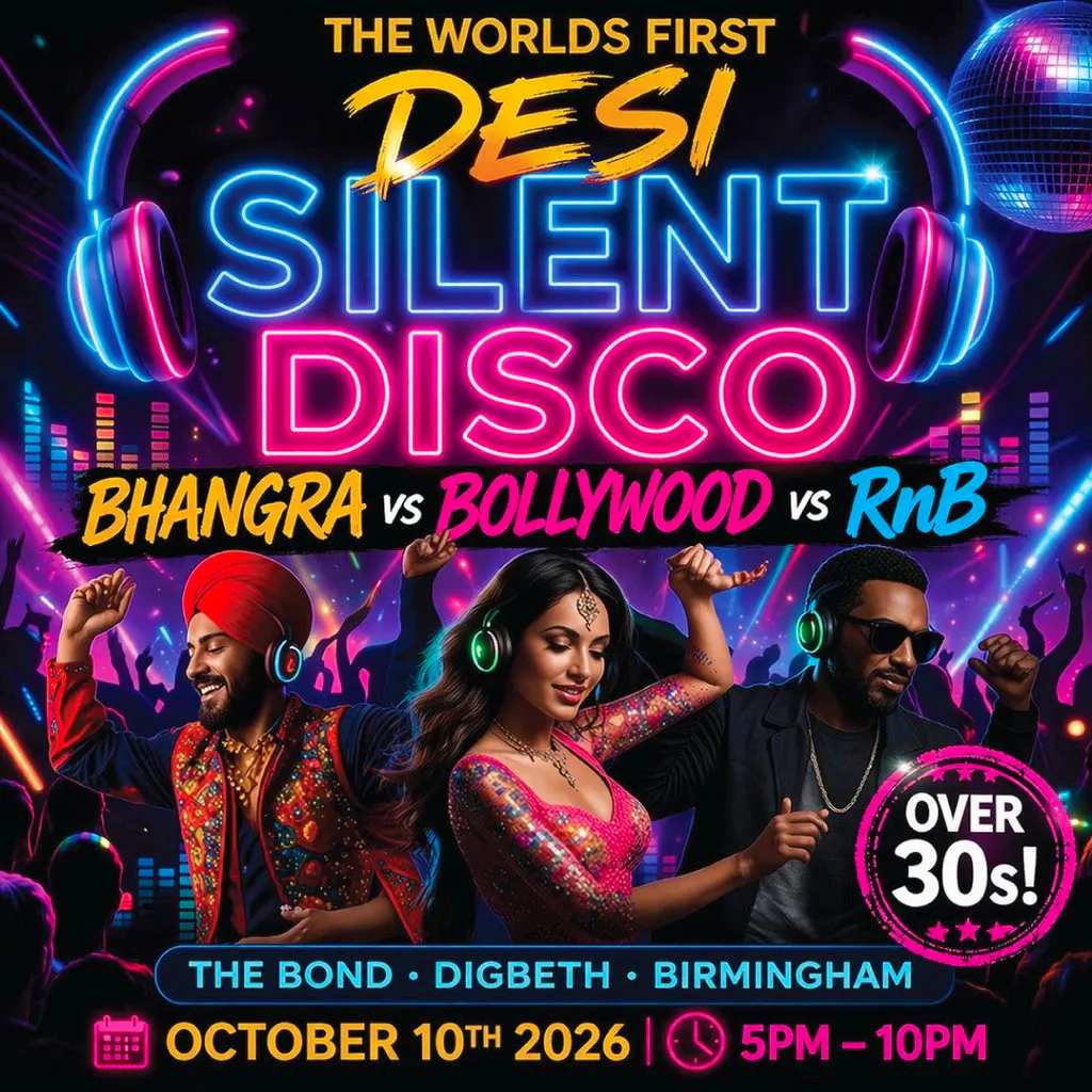DAY SESSIONS Presents: DESI SILENT DISCO - Birmingham - 2026 at The Bond Co