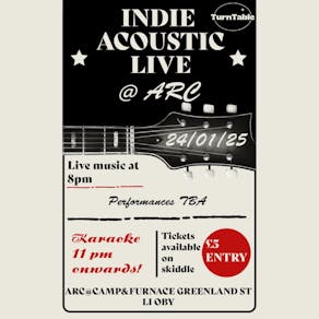 Indie Acoustic LIVE @ A.R.C