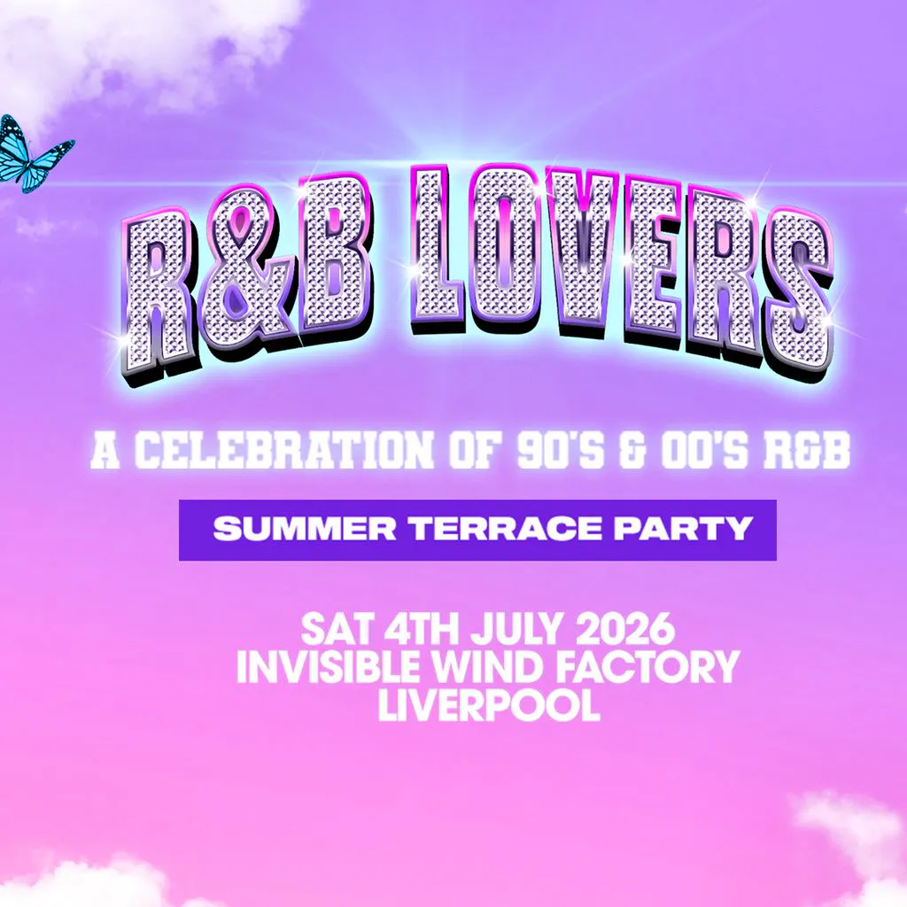 R&B Outdoor Terrace Party - Saturday 4th July - Invisible Wind at Invisible Wind Factory Liverpool