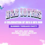 R&B Outdoor Terrace Party - Saturday 4th July - Invisible Wind at Invisible Wind Factory Liverpool