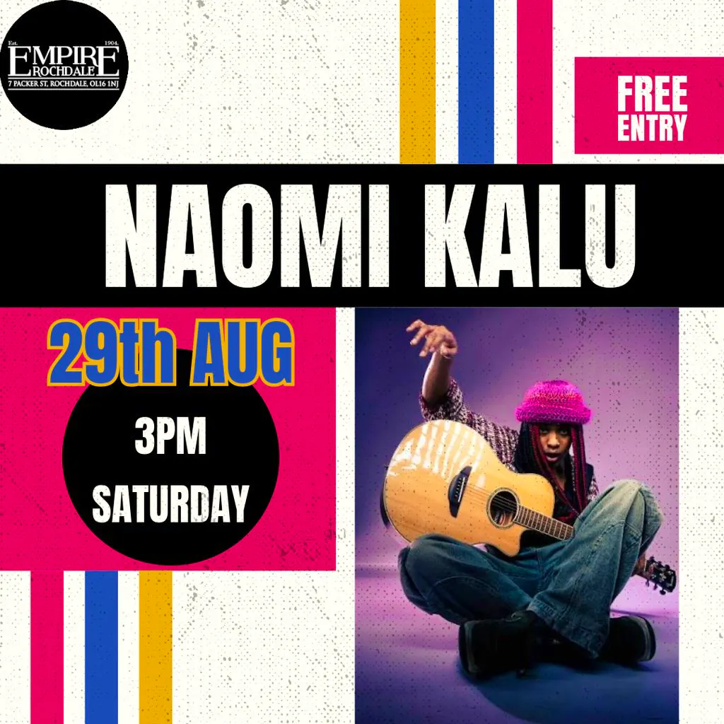 Naomi Kalu live at Empire Rochdale at Empire Rochdale