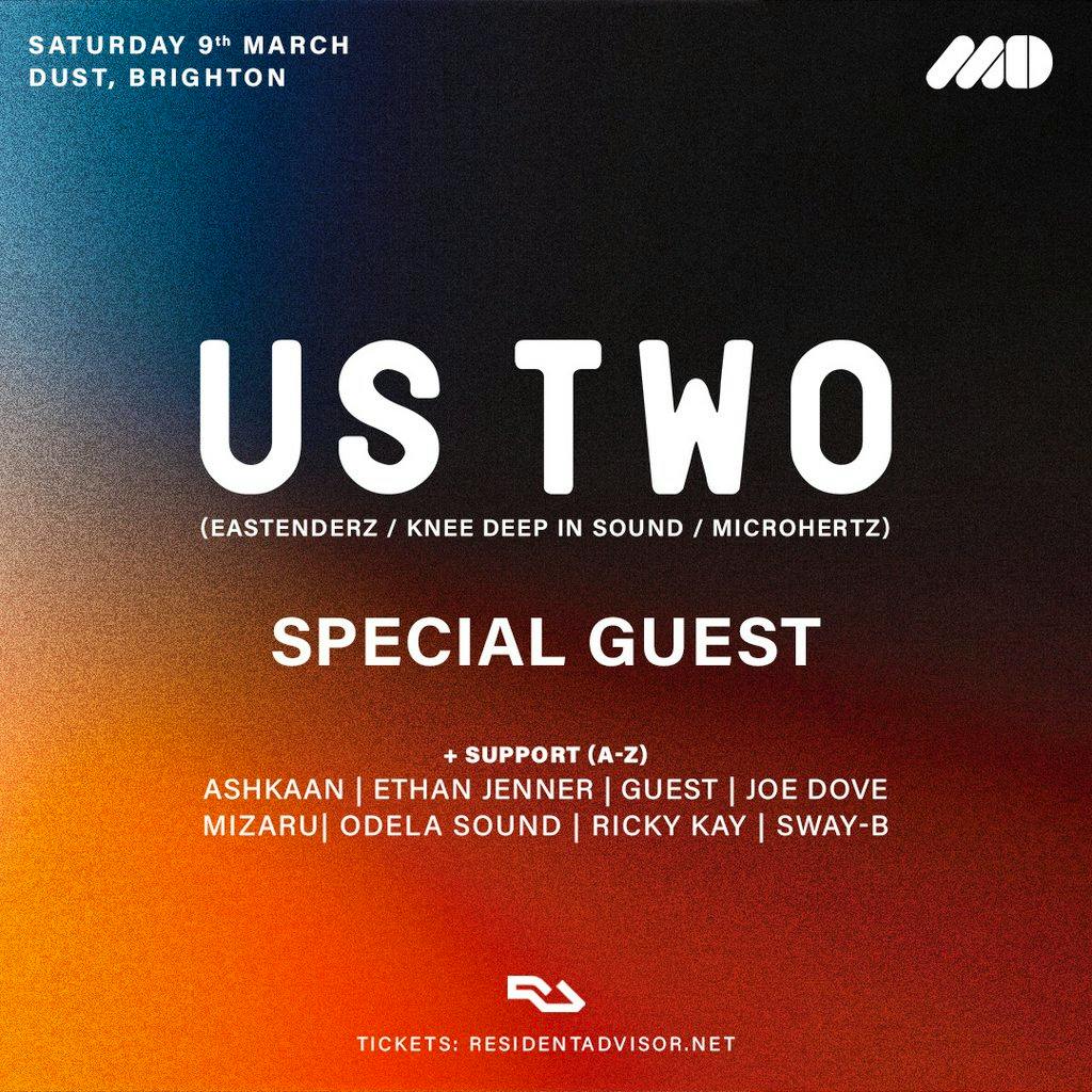 Moody Disco 13th Birthday: US TWO (Eastenderz, Defected) Tickets | Dust ...