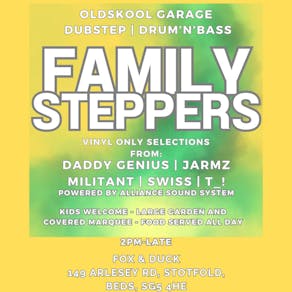 Family Steppers- Saturday 11th May- Family Music Event