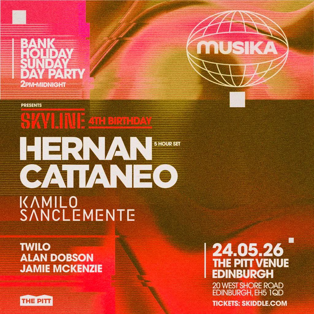 Musika x Skyline // HERNAN CATTANEO at Secret Location Edinburgh