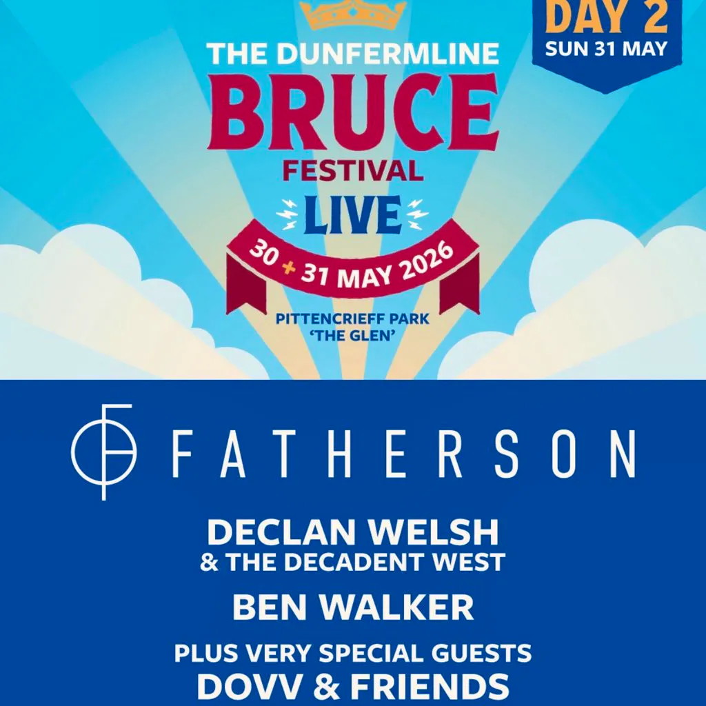 The Dunfermline Bruce Festival Live '26 - Day 2 at Pittencrieff Park Dunfermline