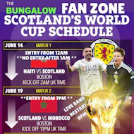 Scotland VS Morocco at The Bungalow Bar