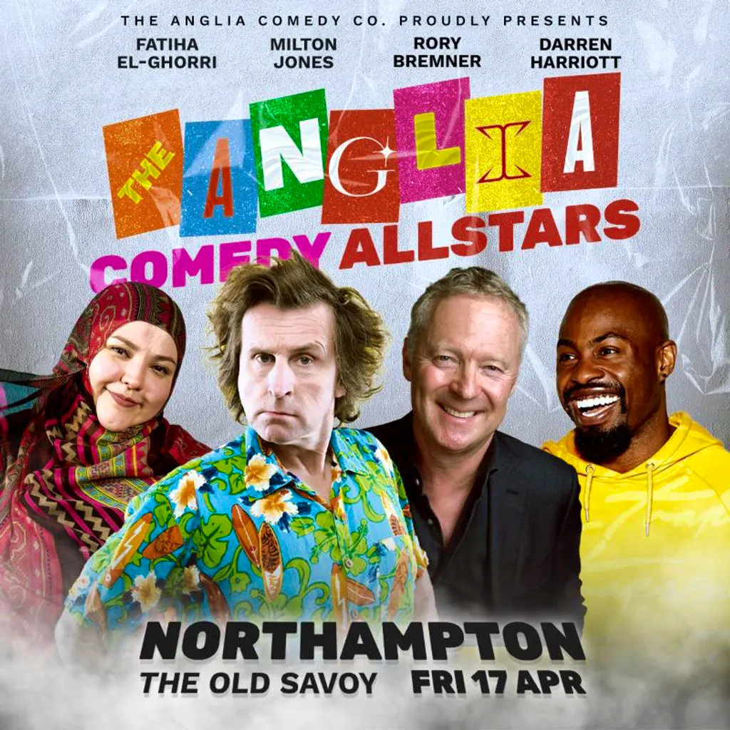 The Anglia Comedy Allstars  April 2026 at The Old Savoy   Home Of The Deco Theatre 
