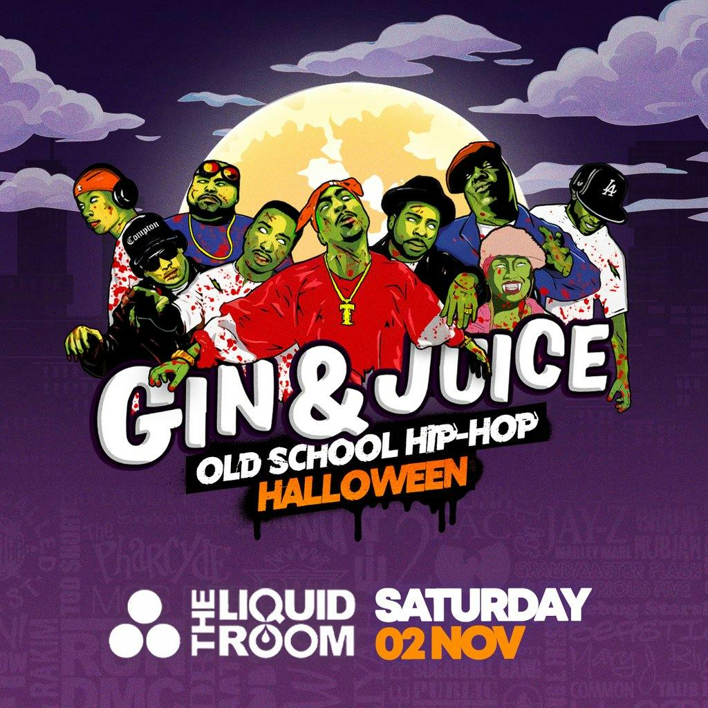 Tickets Old School HipHop Halloween Edinburgh 2024 The Liquid