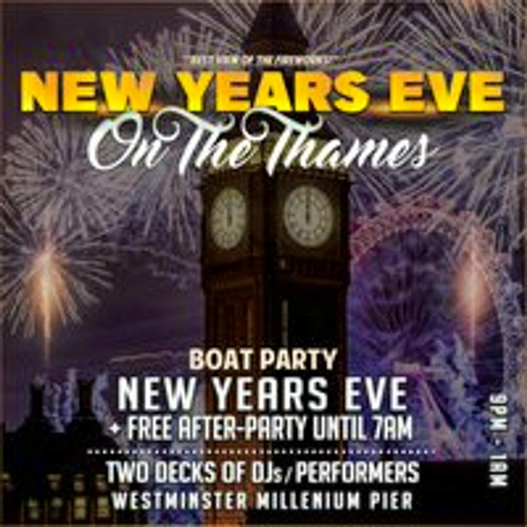 Party Party Fireworks on The Thames the ultimate NYE Boat party at Crown Pier