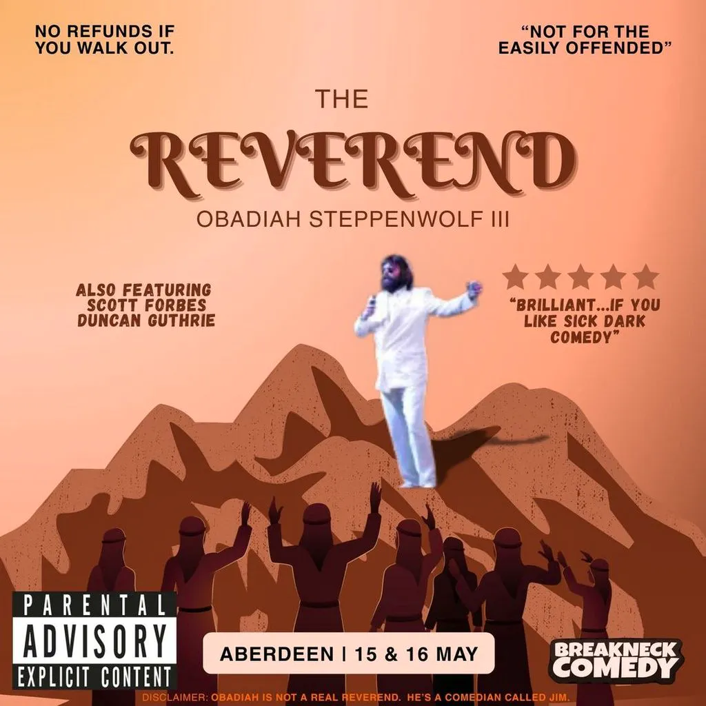 The Reverend Obadiah Steppenwolf lll at Breakneck Comedy