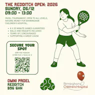 The Redditch Open: Charity padel 2026 at OMNI Padel