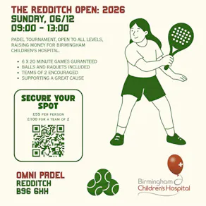 The Redditch Open: Charity padel 2026