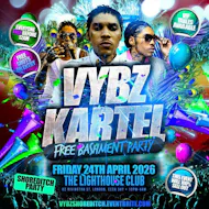 Vybz Kartel - Free Bashment Party - Everyone Free Before 12AM at The Lighthouse Bar And Club