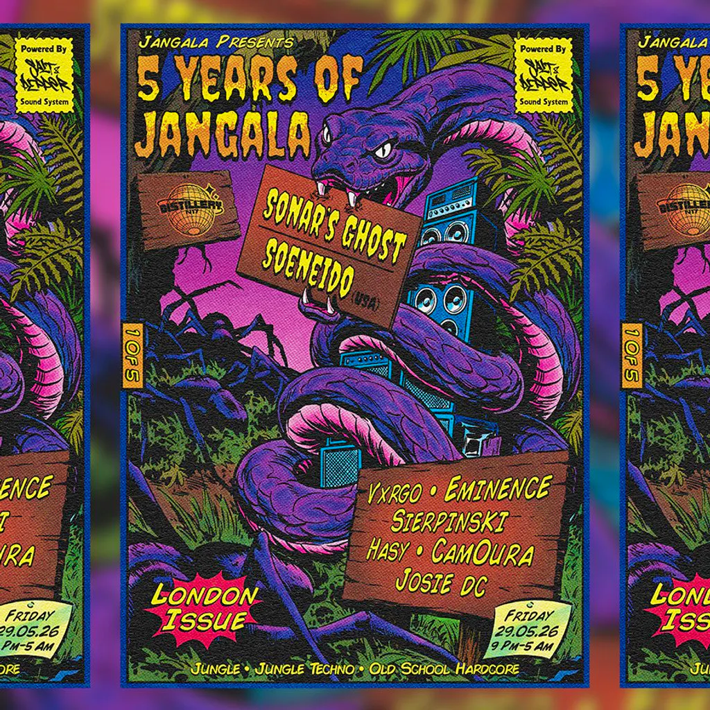 5 years of Jangala : Part 1 of 5 - The London Issue at The Distillery N17