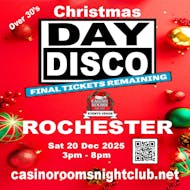 Day Disco (Over 30's) Xmas Special Saturday 20th December 2025 at Casino Rooms