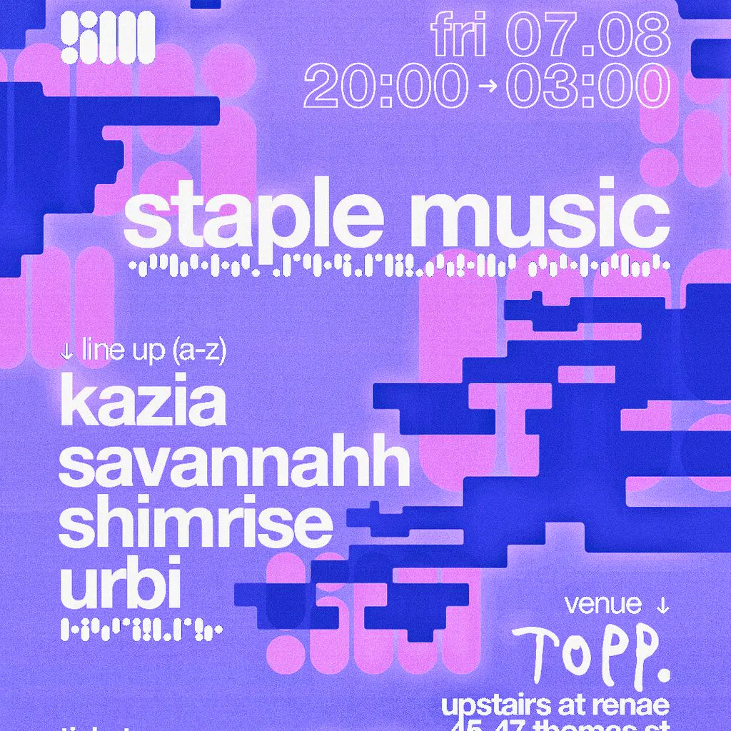 Staple Music at topp. at Renae