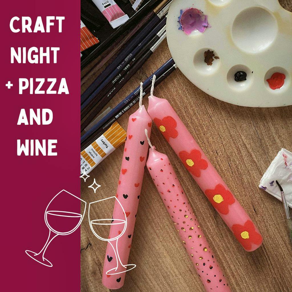 Craft & Pizza Night - Candle Painting in Bedminster at Grounded (Bedminster)