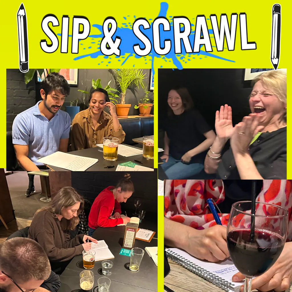 Sip & Scrawl Creative Writing Experience at The Understudy