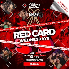 RED CARD Wednesday | Official Stirling Fight Night Afterparty