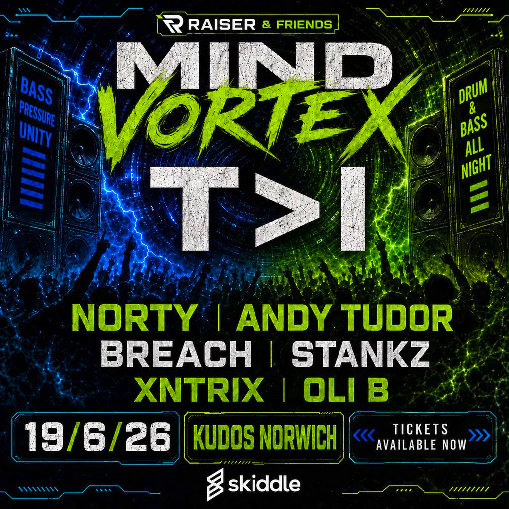 Raiser & Friends presents: MIND VORTEX at Kudos Bar And Nightclub