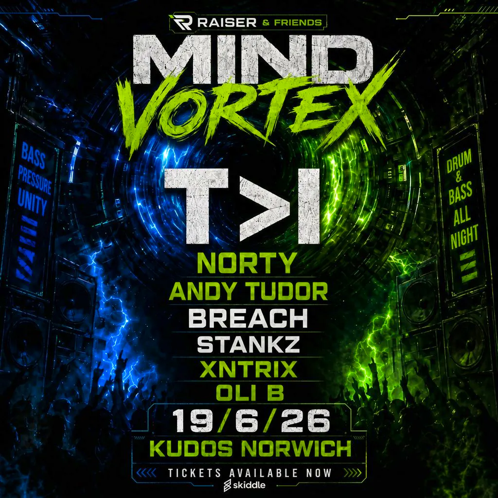 Raiser & Friends presents: Mind Vortex at Kudos Bar And Nightclub