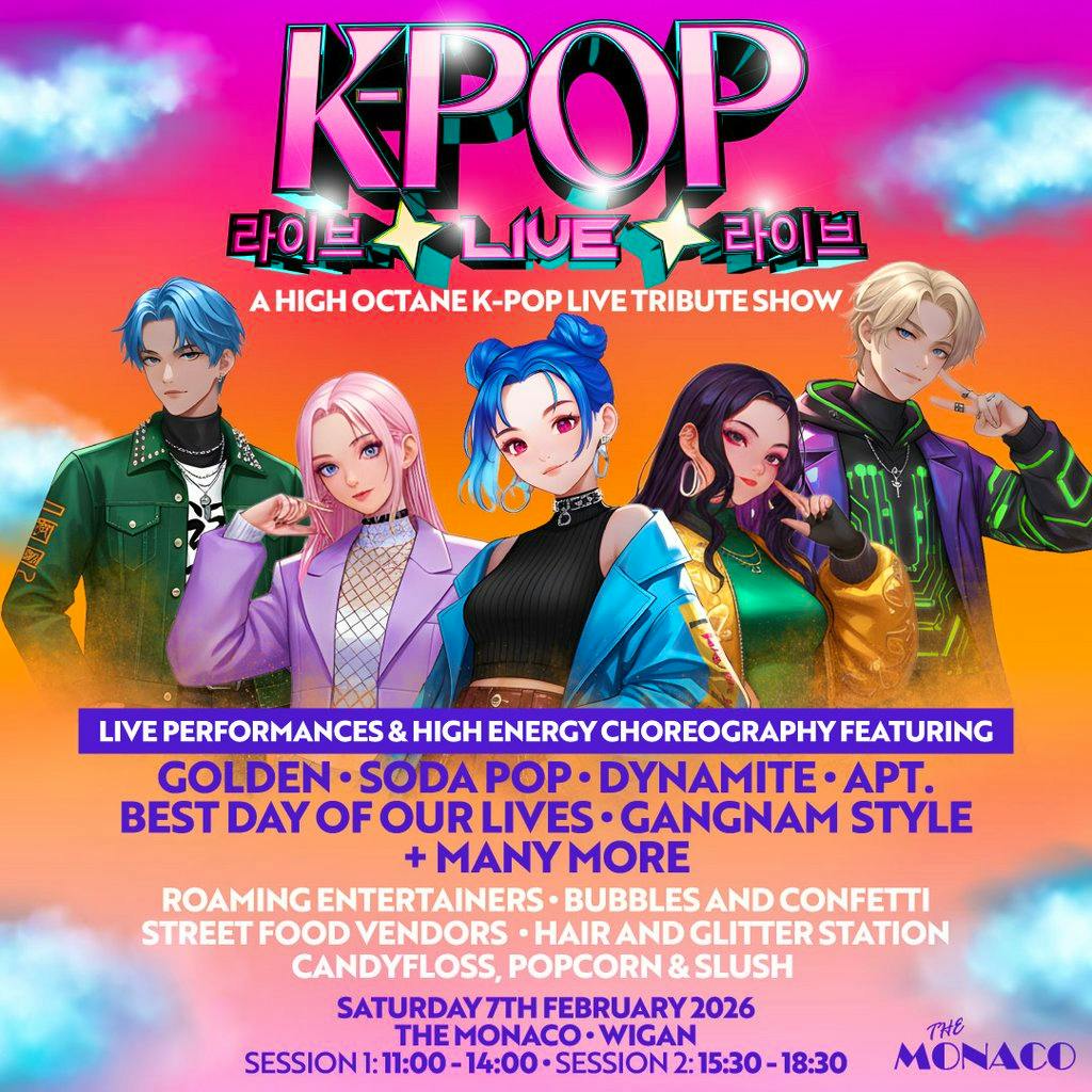K-Pop Live | The Monaco, Wigan at The Monaco
