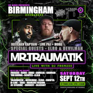 Mr Traumatik tour 2026 ft DEVILMAN & ELRO at Tunnel Club Birmingham