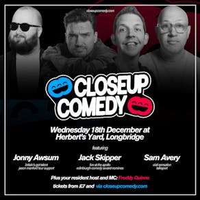 CLOSEUP COMEDY at Herberts Yard w/ Jonny Awsum