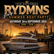 Rydmns Summer boat party at Westminster Millennium Pier