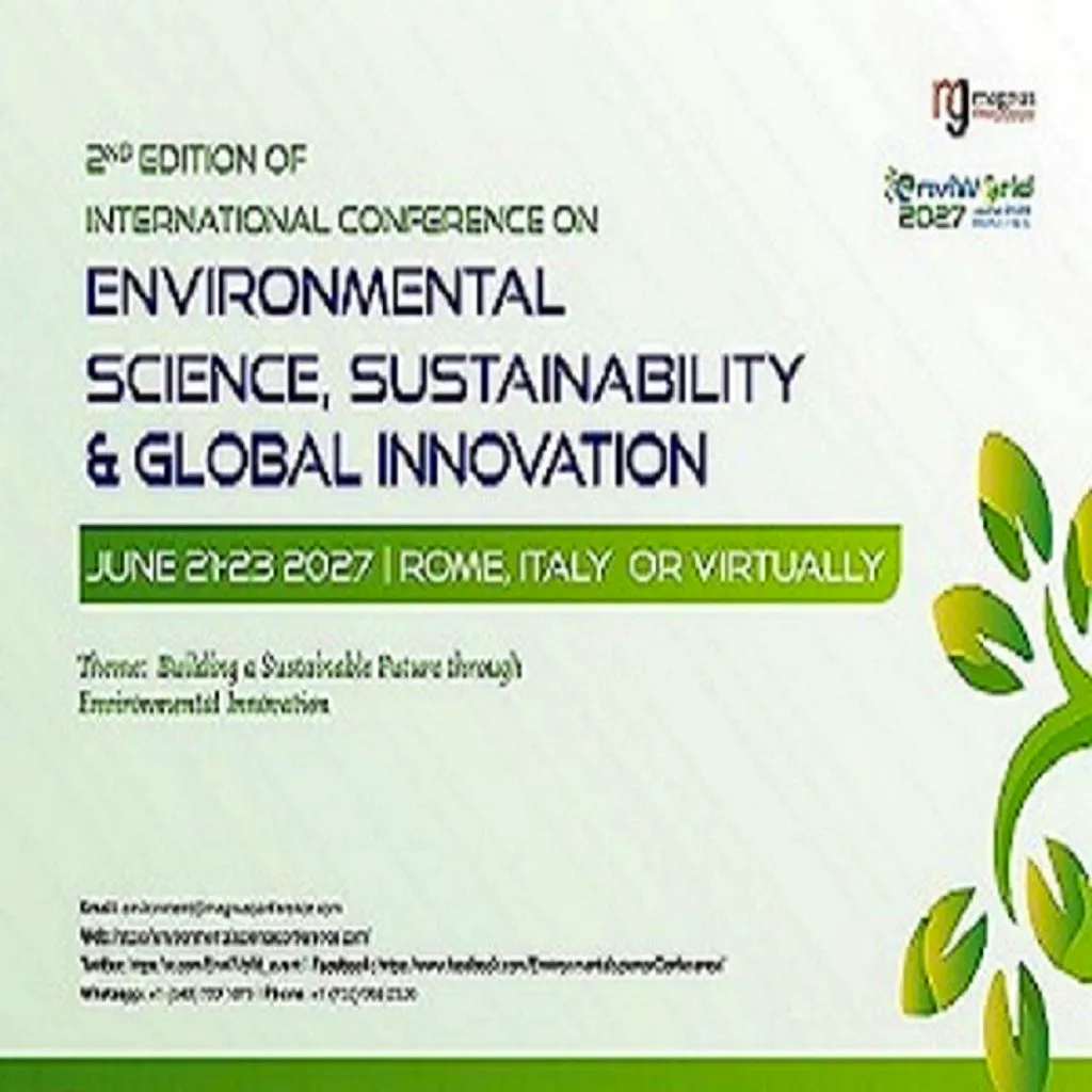 2nd Edition of International Conference on Environmental Science at NH Villa Carpegna Via Pio IV, 6, 00165, Roma RM, Italy