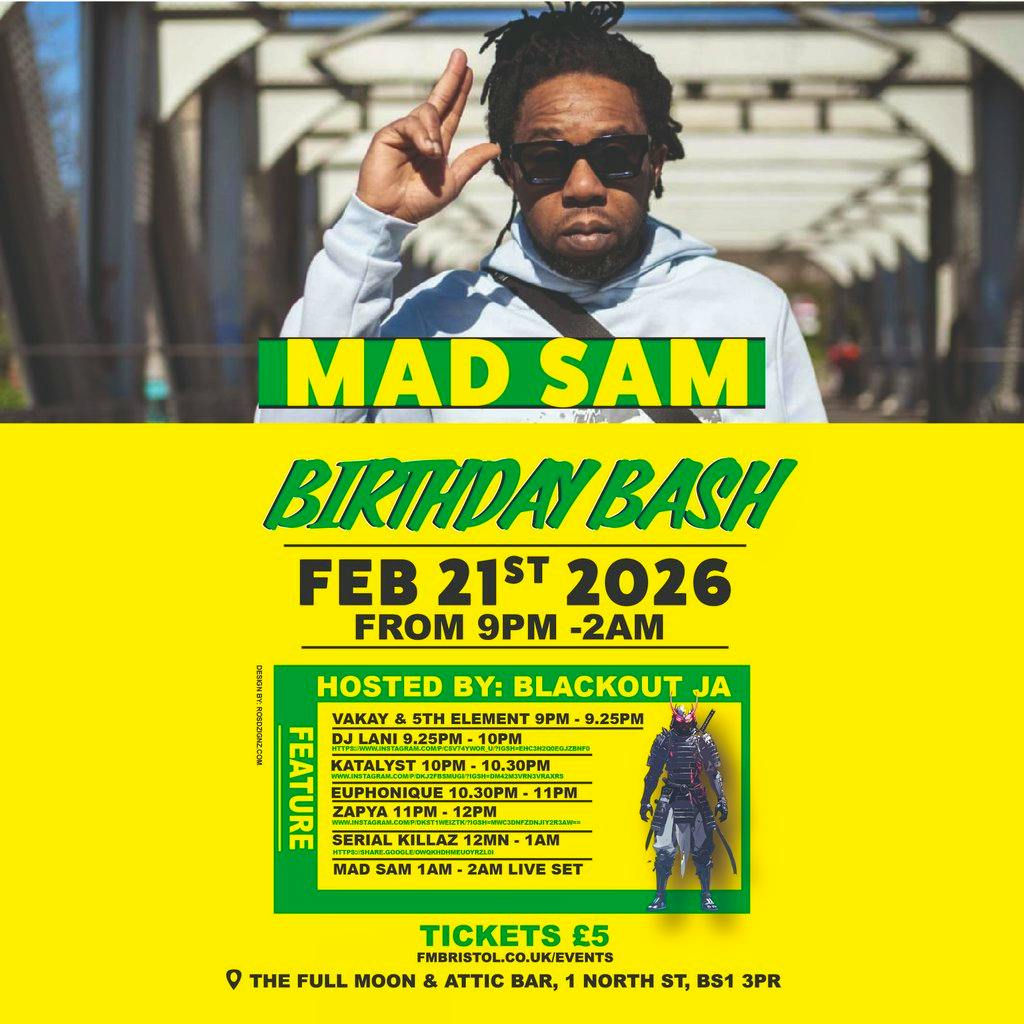 Mad Sam's Birthday Bash at The Full Moon And Attic Bar