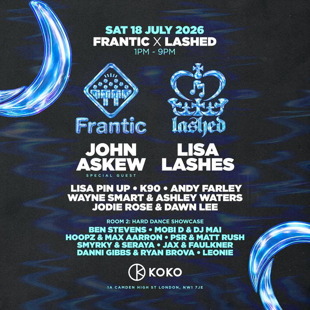 Frantic x Lashed at KOKO