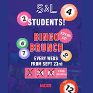 Student Bingo Brunch at Slug And Lettuce Liverpool