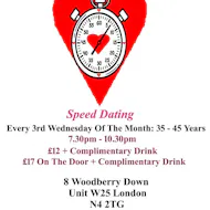 Speed Dating. 35 - 45 years. Wednesdays at Creativity In Our Hands: Suzanne Asphall