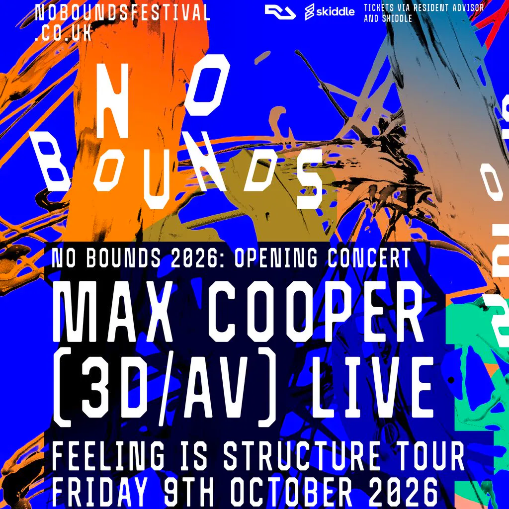 No Bounds '26: Opening Concert ft Max Cooper [3D/AV Live] & More at Peddler Warehouse